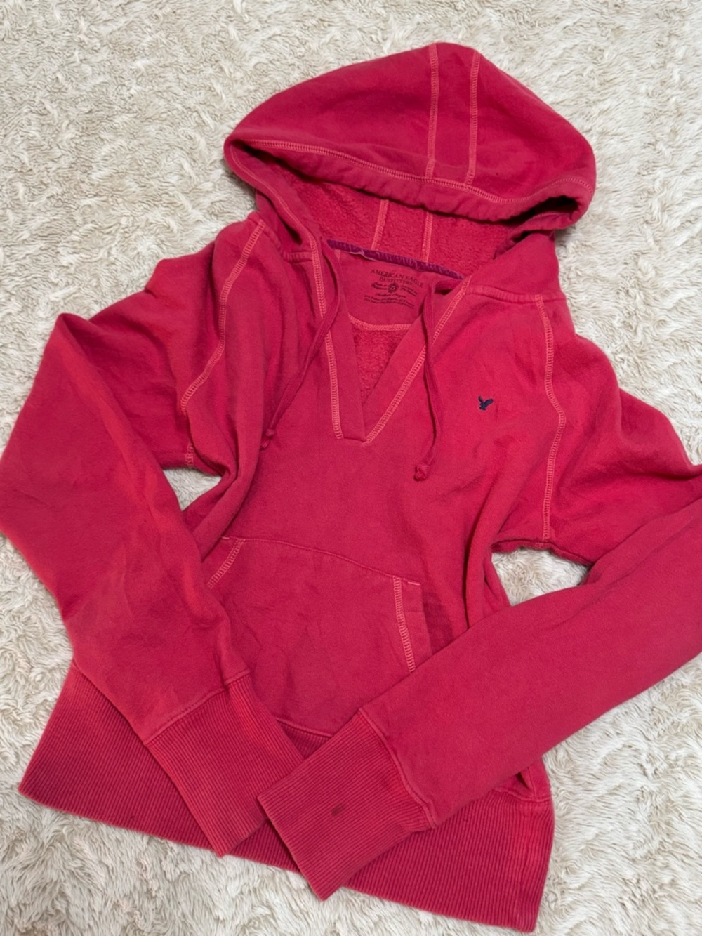 Vintage American Eagle red/pink hoodie